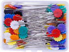 New Listing100 Pieces Flat Head Straight Pins Sewing Pins Quilting Pins Decorative Pins Dar