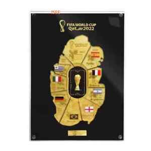2022 Qatar FIFA World Previous Champions Badge Jigsaw Pieces Official authentic