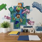 Roommates MINECRAFT Peel & Stick Giant Wall Decals Kids Game Room Fun Stickers
