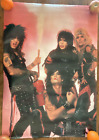 Motley Crue Original 1984 Vintage Poster Rock Band Music Album Promo AA144