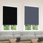 100% Blackout Roller Shades No Tools No Drill Cordless Blinds for Window Bedroom