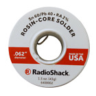 Standard rosin core solder is great for soldering electrical components, wiring