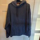 Vintage Champion Authentic Athletic Apparel XL Pullover Hoodie Navy Faded Comfy