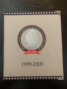 Official State and Territory US Quarter Collectors Album 1999-2009 Full Set