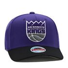 Mitchell & Ness Sacramento Kings NBA Precurved Snapback Hat Cap - Purple
