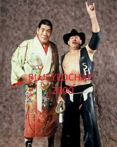 GIANT BABA & STAN HANSEN WRESTLER 8 X 10 WRESTLING PHOTO NWA WWF