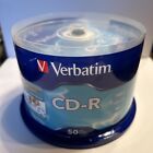 50 Pack Music CD-R Discs Media for Audio MP3 Data Recordable Spindle Blank
