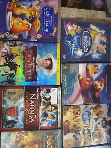 walt disney dvd Lot Some Brand New Kids Show Narnia Barbie Fox And Hound 23 DVDS