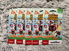 Nintendo Animal Crossing Series 5 Amiibo Card Pack 6 Cards NEW Lot Of 5