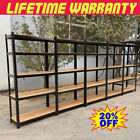 Muscle Rack Shelf Garage Steel Metal Storage 5 Level Adjustable Shelves Rack AAA