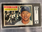 1956 TOPPS #135 MICKEY MANTLE NEW YORK YANKEES BASEBALL CARD SGC 1 POOR