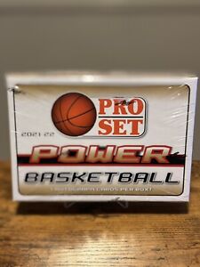 2021/22 Leaf Pro Set Power Basketball Sealed Hobby Box 7 Auto's per Box