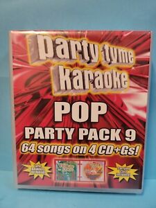 💥  Party Tyme Karaoke: Pop Party Pack 9- CD 🆕️👌