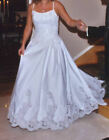 Wedding gown full length - detachable train (8) lace, beads, sequins