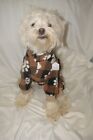 SMALL Fleece 4leg dog coat,Pj's, pajamas snowsuit sweater, Male colors see store