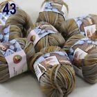 Sale New 8Skeinsx50gr Soft 100% Cotton Chunky Super Bulky Hand Knitting Yarn 43