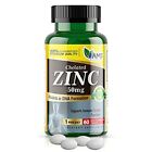 America Medic & Science Chelated Zinc 25 mg Supplements 1 Pack of 60 Tablets ...