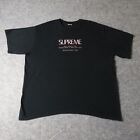 Supreme Shirt Mens XLarge Black Pink Anno Domini Tee Streetwear Skater USA Made