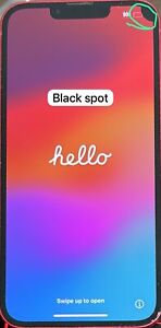 New ListingApple iPhone 13 A2482 128GB Red Fully Unlocked BLACK SPOT