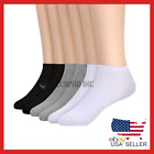 New Lot 12 Pairs Mens Womens Ankle Socks Cotton Low Cut Casual Crew Invisible US