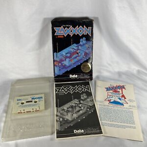 The Official ZAXXON by Sega for Atari 400/800, Cassette 16K - Complete, Untested