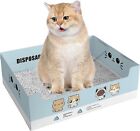 Cat Litter Box Disposable Cat Litter Box Portable Collapsible for Travel Home