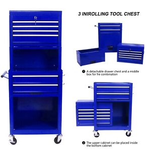6-Drawer  Rolling Tool Chest Tool Storage Cabinet & Tool Box Cart with Wheels