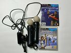 Sony Playstation 3 PS3 Move Bundle Sports Champion Camera & 2 Controllers & Demo