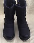 Silent Care Waterproof Black Winter Snow Boots Mens 8 lined