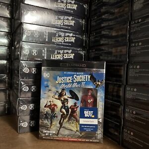Lot Of 100 Justice Society World War 2 4K, Blu Ray) LIMITED ED  NEW