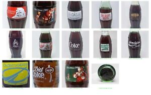 Coke Coca-Cola Collector Bottles 8 oz  6-1/2 oz Vintage 90's FREE SHIP!