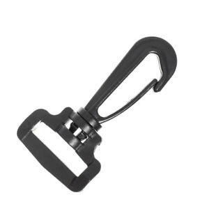 Paracord Planet Plastic 360 Swivel Snap Hook - 1 Inch in Black - Multiple Pack