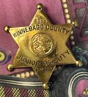 Antique Winnebago County Junior Deputy Sheriff Badge