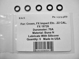 5 FX 19726  Crown, FX Impact .22 Cal. Probe O-Rings / R&S 1.5-5.5FD