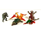 Vintage Chinasaur Kaiju D&D Plastic Figure Dinosaur Monsters Hong Kong Lot of 5