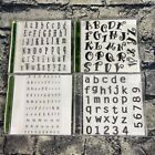 4 Sets Alphabet Clear Stamps Alphabet Clear Stamps Scrapbooking Stamps Clear