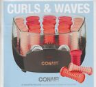 Conair Hair Curls & Waves Multisize Curlers Compact Hot Rollers Coral Color 20ct