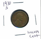 1930 S WHEAT PENNY KEY DATE US CIRCULATED ONE LINCOLN RARE 1 CENT U.S COIN #6219