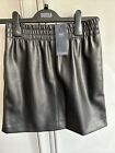 marks and spencer Fully Lined faux leather skirt Size 6