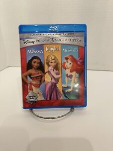 Disney Princess 3-Movie Collection (2021) - Moana, Tangled, Little Mermaid