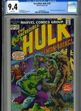 INCREDIBLE HULK #197 CGC 9.4 WHITE PAGES! CLASSIC WRIGHTSON MAN-THING COVER