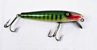 Very Nice Paw Paw 1003 Fluted Pikey Getum Lure Green With Gold Dots