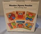 New Listing6 Wooden Jigsaw Puzzles Kids Learning Toys Toddlers Children
