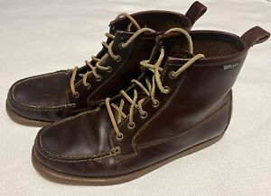 Eastland Up Country Limited Edition Leather Boot Men’s 12 Moc Toe Leather Laces