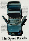 1972 Vintage Print Ad The Space Porsche 914 Earthly Price Doors Open Convertible