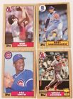 1987 Topps Baseball, #1-200, You Pick, COMPLETE YOUR SET!!