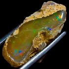 Ethiopian Fire Opal Multi Color Flashy Rough 100% Natural Loose Gemstones