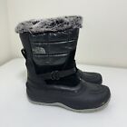 The North Face Woman's Shellista Pull-On Winter Snow Boots Size 9 Black Quilt