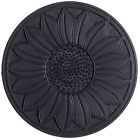Home Furnishings Sunflower Garden Stepping Stone, 11-3/4 inches Black