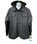 Free Country Mens Hooded Canvas Lumber Jacket Coat XXL Deep Charcoal MSRP $120